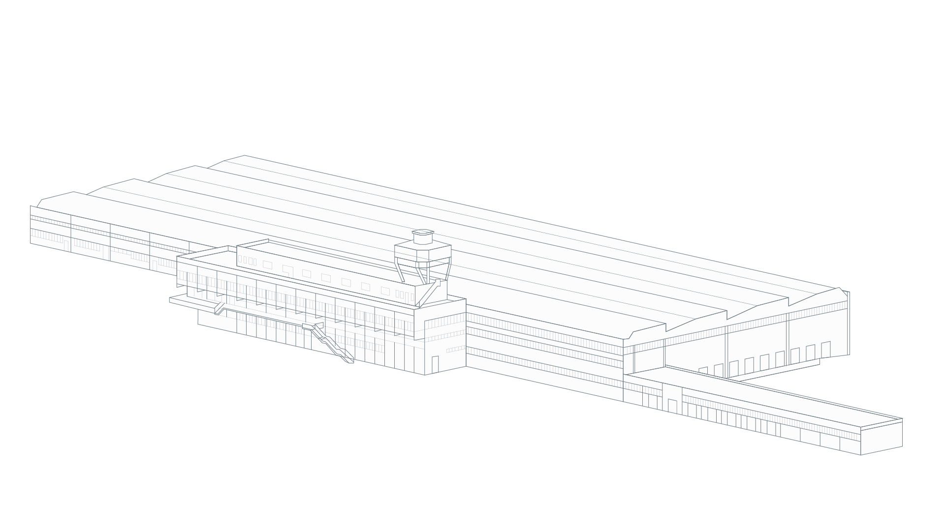 immagine isometrica del magazzino Il Molino di Tor Cervara
